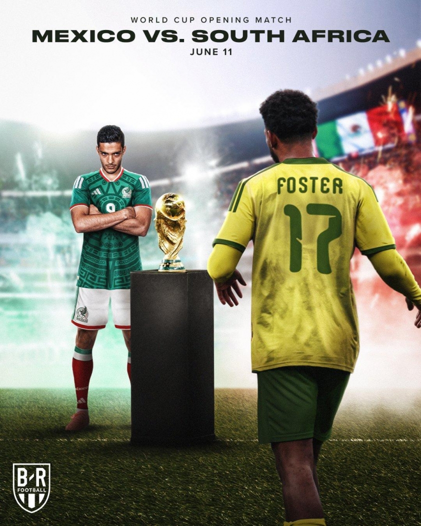 Sau 16 năm, lịch sử kỳ diệu lặp lại đưa Mexico và Nam Phi tái ngộ nhau ở trận mở màn World Cup