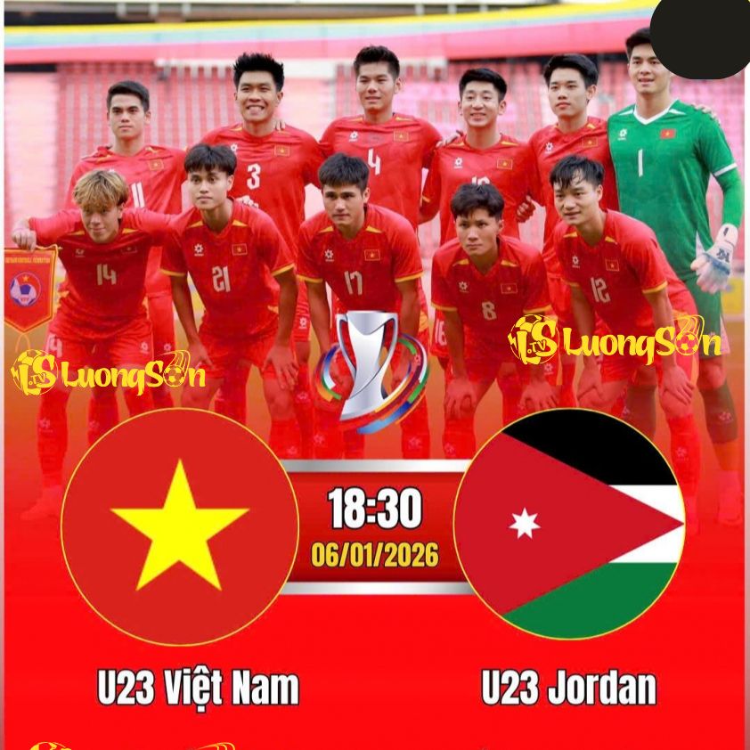 U23 Việt Nam vs U23 Jordan (18h30 ngày 6/1/2026)